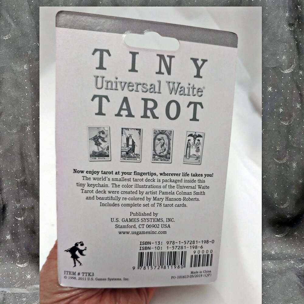 πππ²ππ‘ππ’π§ TINY UNIVERSAL WAITE TAROT CARDS Divination FortuneTelling NEW - Picture 4 of 9